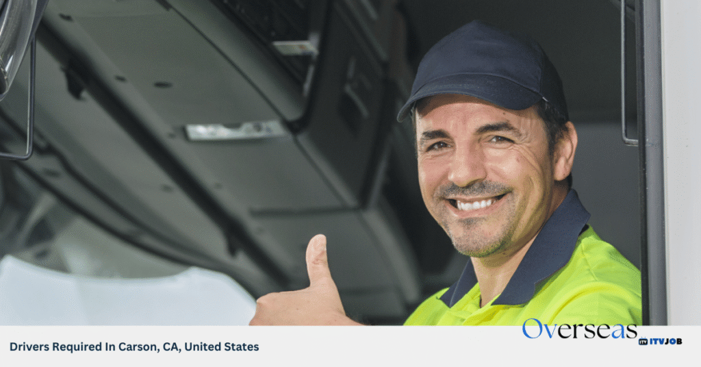 Drivers Required In Carson, CA, United States