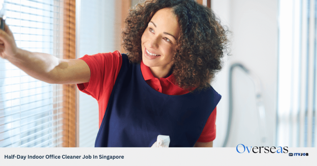 Half-Day Indoor Office Cleaner Job In Singapore