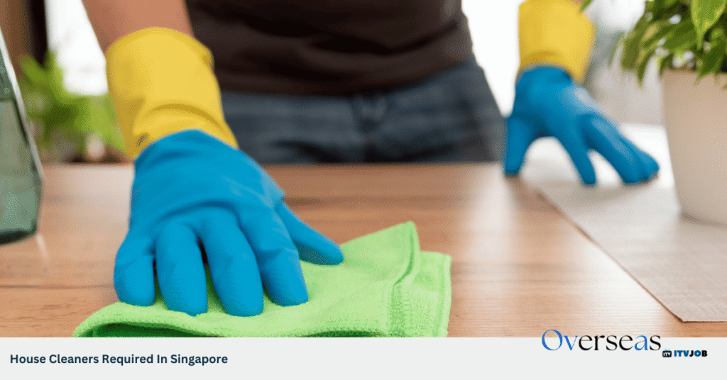 House Cleaners Required In Singapore