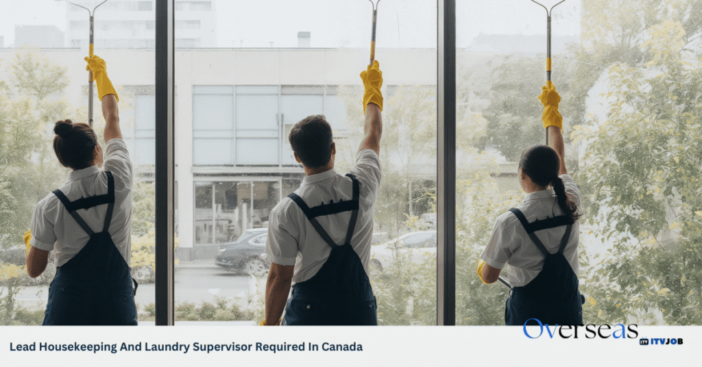 Lead Housekeeping And Laundry Supervisor Required In Canada