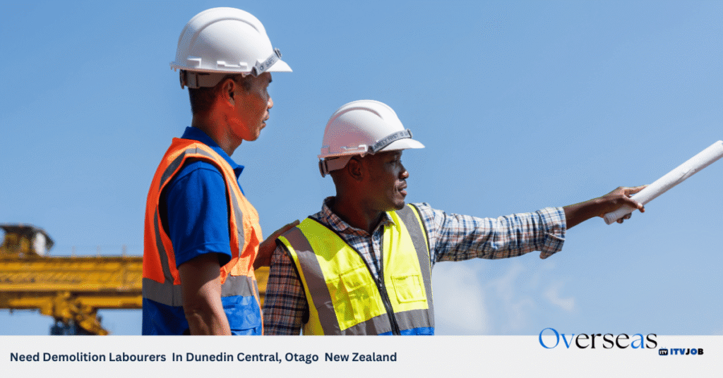 Need Demolition Labourers In Dunedin Central, Otago New Zealand
