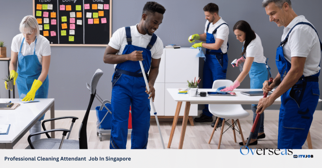 Professional Cleaning Attendant Job In Singapore