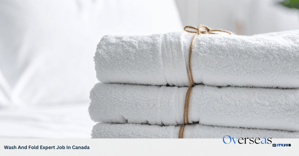 Wash And Fold Expert Job In Canada