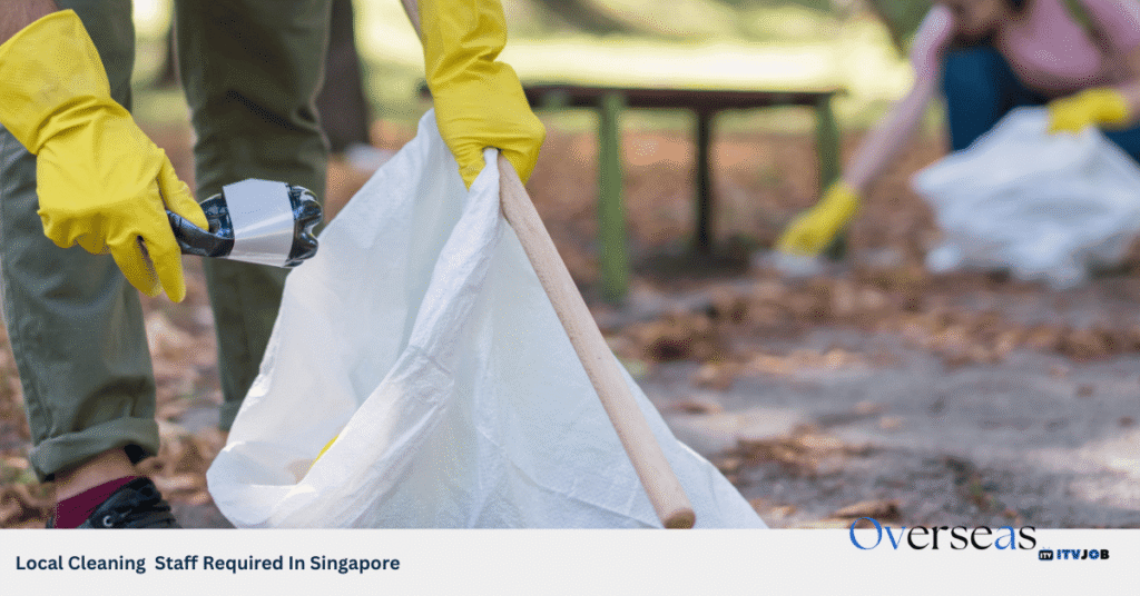 Local Cleaning Staff Required In Singapore